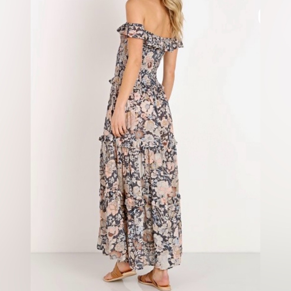 Spell & The Gypsy Amethyst Shirred Sundress in Nightfall size S - Picture 3 of 6